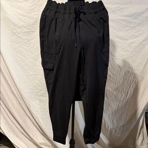 Mondetta Black Drawstring Cargo Joggers